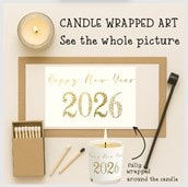 Vanilla Scented Christmas Candle - Happy New Year 2026 Vanilla Scented Christmas Candle - Happy New Year 2026