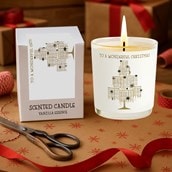 Vanilla Scented Christmas Candle - To A Wonderful Christmas Vanilla Scented Christmas Candle - To A Wonderful Christmas