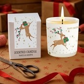 Vanilla Scented Christmas Candle - Reindeer Vanilla Scented Christmas Candle - Reindeer