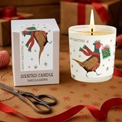 Vanilla Scented Christmas Candle - Pheasant With A Gift Vanilla Scented Christmas Candle - Pheasant With A Gift