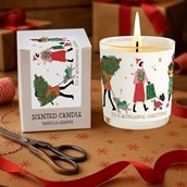 Vanilla Scented Christmas Candle - Christmas Shopping Vanilla Scented Christmas Candle - Christmas Shopping