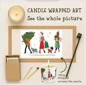 Vanilla Scented Christmas Candle - Christmas Shopping Vanilla Scented Christmas Candle - Christmas Shopping