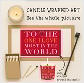 Vanilla Scented Christmas Candle - To The One I Love Vanilla Scented Christmas Candle - To The One I Love