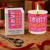 Vanilla Scented Christmas Candle - Lovely Daughter Vanilla Scented Christmas Candle - Lovely Daughter