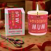 Vanilla Scented Christmas Candle - Wonderful Mum Vanilla Scented Christmas Candle - Wonderful Mum