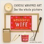 Vanilla Scented Christmas Candle - Wonderful Wife