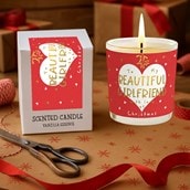 Vanilla Scented Christmas Candle - To My Beautiful Girlfriend Vanilla Scented Christmas Candle - To My Beautiful Girlfriend