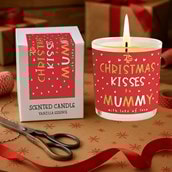 Vanilla Scented Christmas Candle - Christmas Kisses To Mummy Vanilla Scented Christmas Candle - Christmas Kisses To Mummy