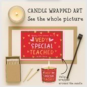 Vanilla Scented Christmas Candle - Very Special Teacher