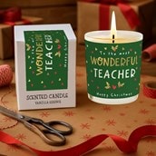 Vanilla Scented Christmas Candle - Very Special Teacher Vanilla Scented Christmas Candle - Very Special Teacher