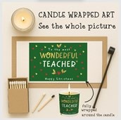 Vanilla Scented Christmas Candle - Very Special Teacher