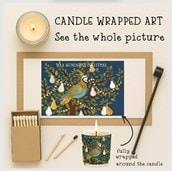 Vanilla Scented Christmas Candle - Partridge In A Pear Tree Vanilla Scented Christmas Candle - Partridge In A Pear Tree