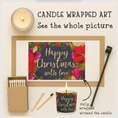 Vanilla Scented Christmas Candle - With Love Vanilla Scented Christmas Candle - With Love