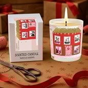 Vanilla Scented Christmas Candle - Christmas House