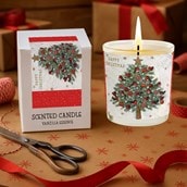 Vanilla Scented Christmas Candle - Christmas Tree