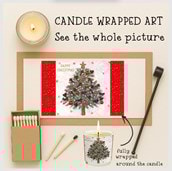 Vanilla Scented Christmas Candle - Christmas Tree Vanilla Scented Christmas Candle - Christmas Tree