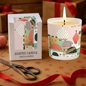 Vanilla Scented Christmas Candle - Bethlehem