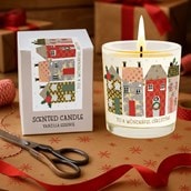 Vanilla Scented Christmas Candle - Christmas Street
