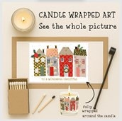 Vanilla Scented Christmas Candle - Christmas Street Vanilla Scented Christmas Candle - Christmas Street