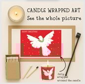 Vanilla Scented Christmas Candle - White Dove Vanilla Scented Christmas Candle - White Dove