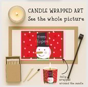 Vanilla Scented Christmas Candle - Snowman In A Top Hat Vanilla Scented Christmas Candle - Snowman In A Top Hat