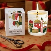 Vanilla Scented Christmas Candle - Bethlehem