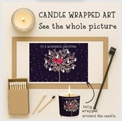 Vanilla Scented Christmas Candle - Partridge In A Pear Tree