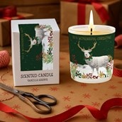 Vanilla Scented Christmas Candle - Reindeer Vanilla Scented Christmas Candle - Reindeer