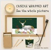 Vanilla Scented Christmas Candle - Reindeer Vanilla Scented Christmas Candle - Reindeer