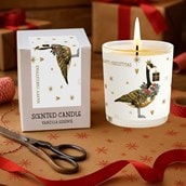 Vanilla Scented Christmas Candle - Christmas Goose With a Gift Vanilla Scented Christmas Candle - Christmas Goose With a Gift