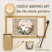 Vanilla Scented Christmas Candle - Animals In A Snowy Woodland Vanilla Scented Christmas Candle - Animals In A Snowy Woodland