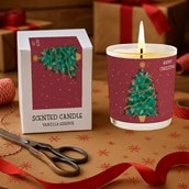 Vanilla Scented Christmas Candle - Christmas Tree Vanilla Scented Christmas Candle - Christmas Tree
