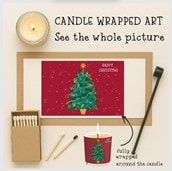 Vanilla Scented Christmas Candle - Christmas Tree Vanilla Scented Christmas Candle - Christmas Tree