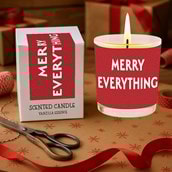 Vanilla Scented Christmas Candle - Merry Everything