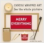 Vanilla Scented Christmas Candle - Merry Everything