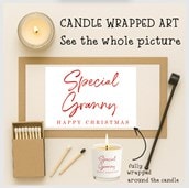 Vanilla Scented Christmas Candle - Special Granny Vanilla Scented Christmas Candle - Special Granny