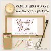 Vanilla Scented Christmas Candle - Beautiful Mum