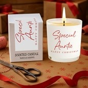 Vanilla Scented Christmas Candle - Special Auntie Vanilla Scented Christmas Candle - Special Auntie