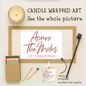 Vanilla Scented Christmas Candle - Across The Miles