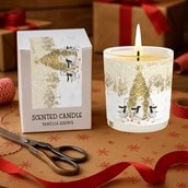 Vanilla Scented Christmas Candle - Geese Around The Tree Vanilla Scented Christmas Candle - Geese Around The Tree
