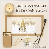 Vanilla Scented Christmas Candle - Geese Around The Tree Vanilla Scented Christmas Candle - Geese Around The Tree