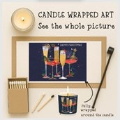 Vanilla Scented Christmas Candle - Festive Drinks Vanilla Scented Christmas Candle - Festive Drinks