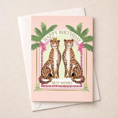 Birthday Card - Leopards