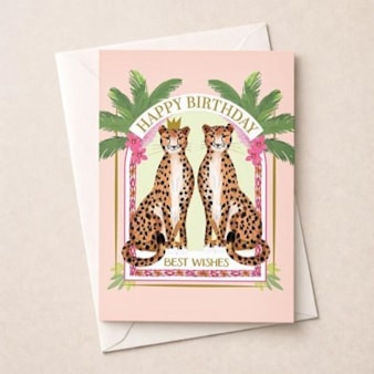 Birthday Card - Leopards Birthday Card - Leopards