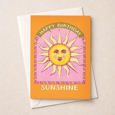 Birthday Card - Birthday Sunshine Birthday Card - Birthday Sunshine