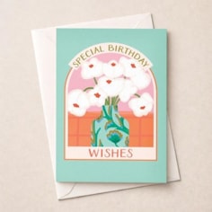 Birthday Card - Special Birthday Flowers