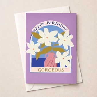Birthday Card - Happy Birthday Gorgeous Birthday Card - Happy Birthday Gorgeous