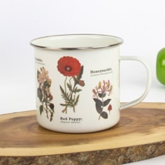 Wild Flowers Enamel Mug