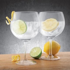 Pair of Giant Gin Glasses