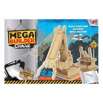 Megabuilder Crane Wooden Construction Kit
